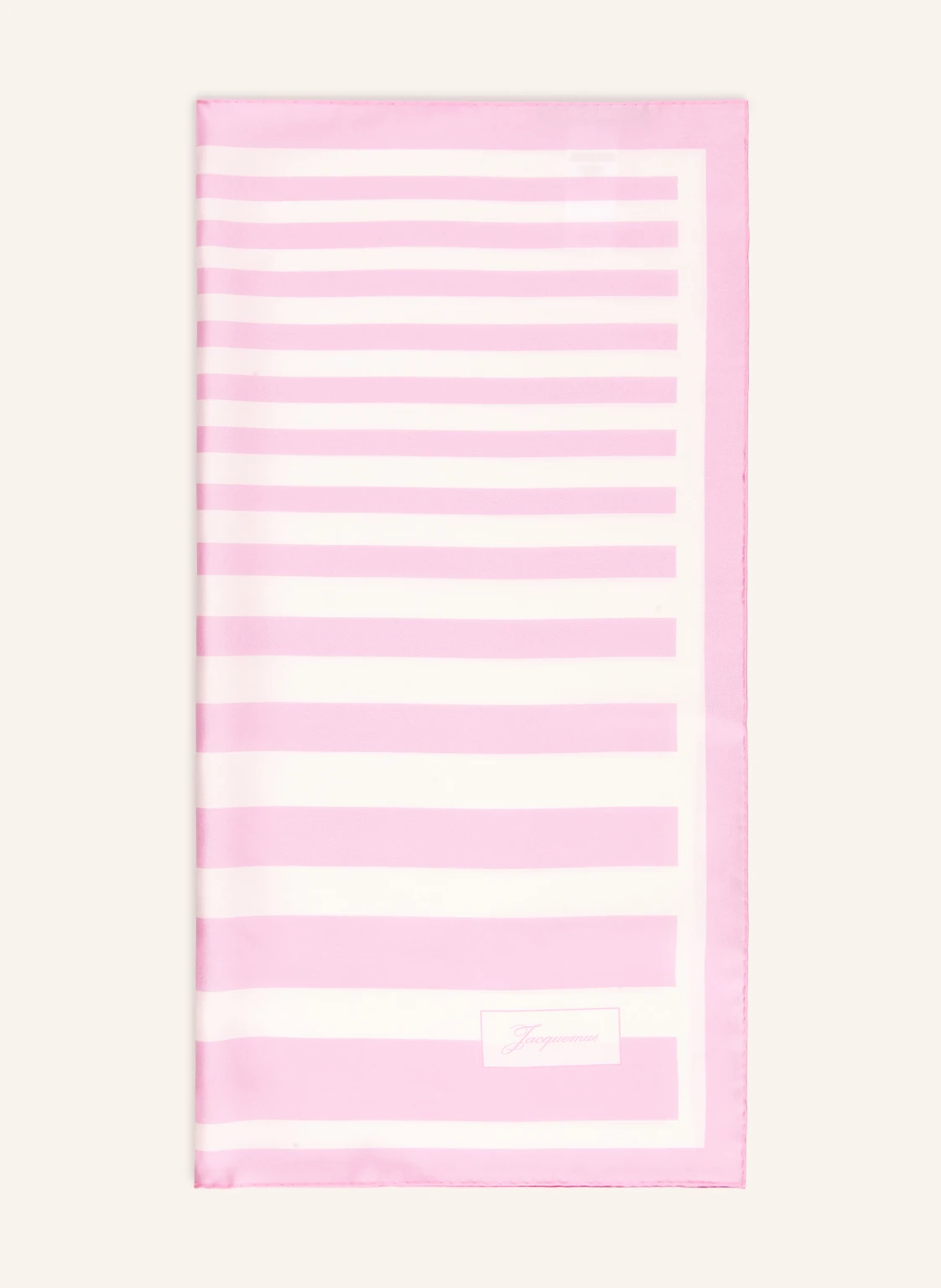 JACQUEMUS Seidentuch LE FOULARD À RAYURES