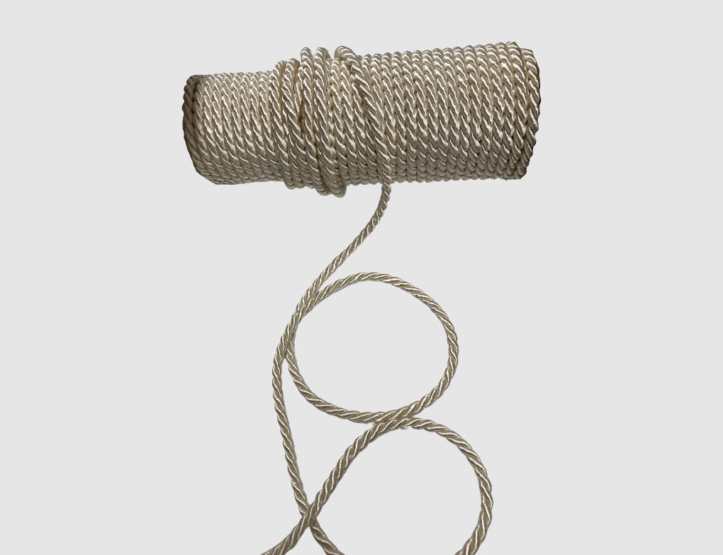 Kunstseidenkordel Beige