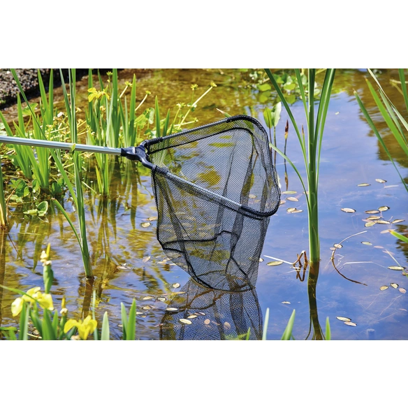 Kescher, Laub, Teichlinsen und Algen, Fische, Aluminium38 cm
