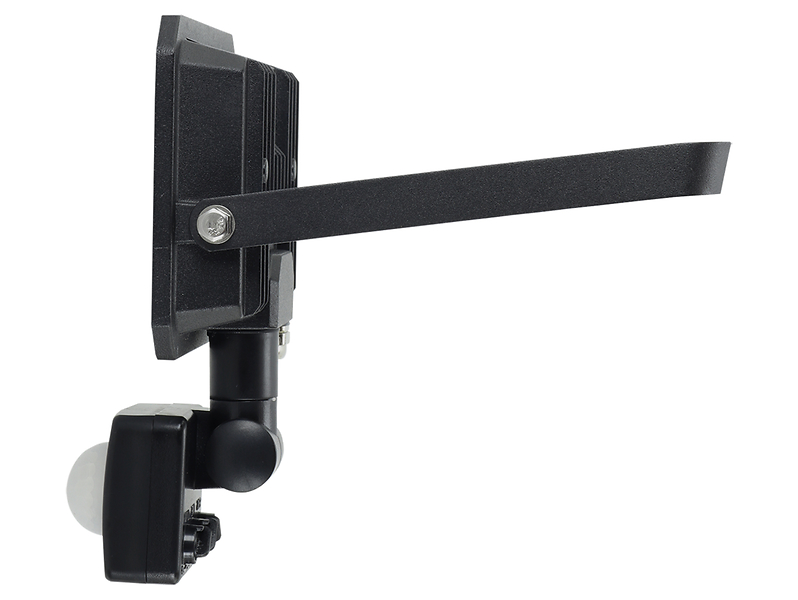 Naświetlacz Aston LED 13,5 cm z czujnkiem ruchu czarny