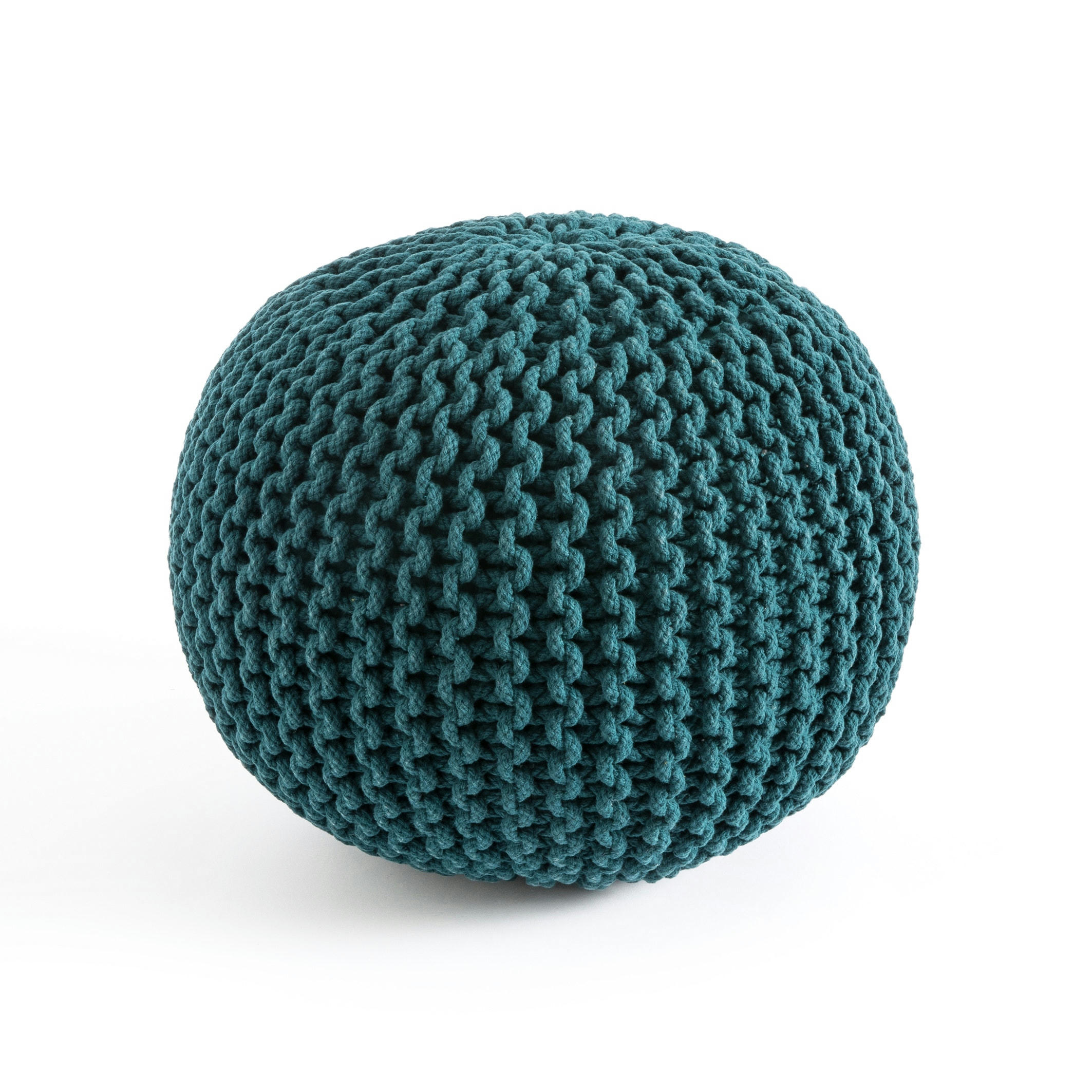Pouf rond tressé Bisho