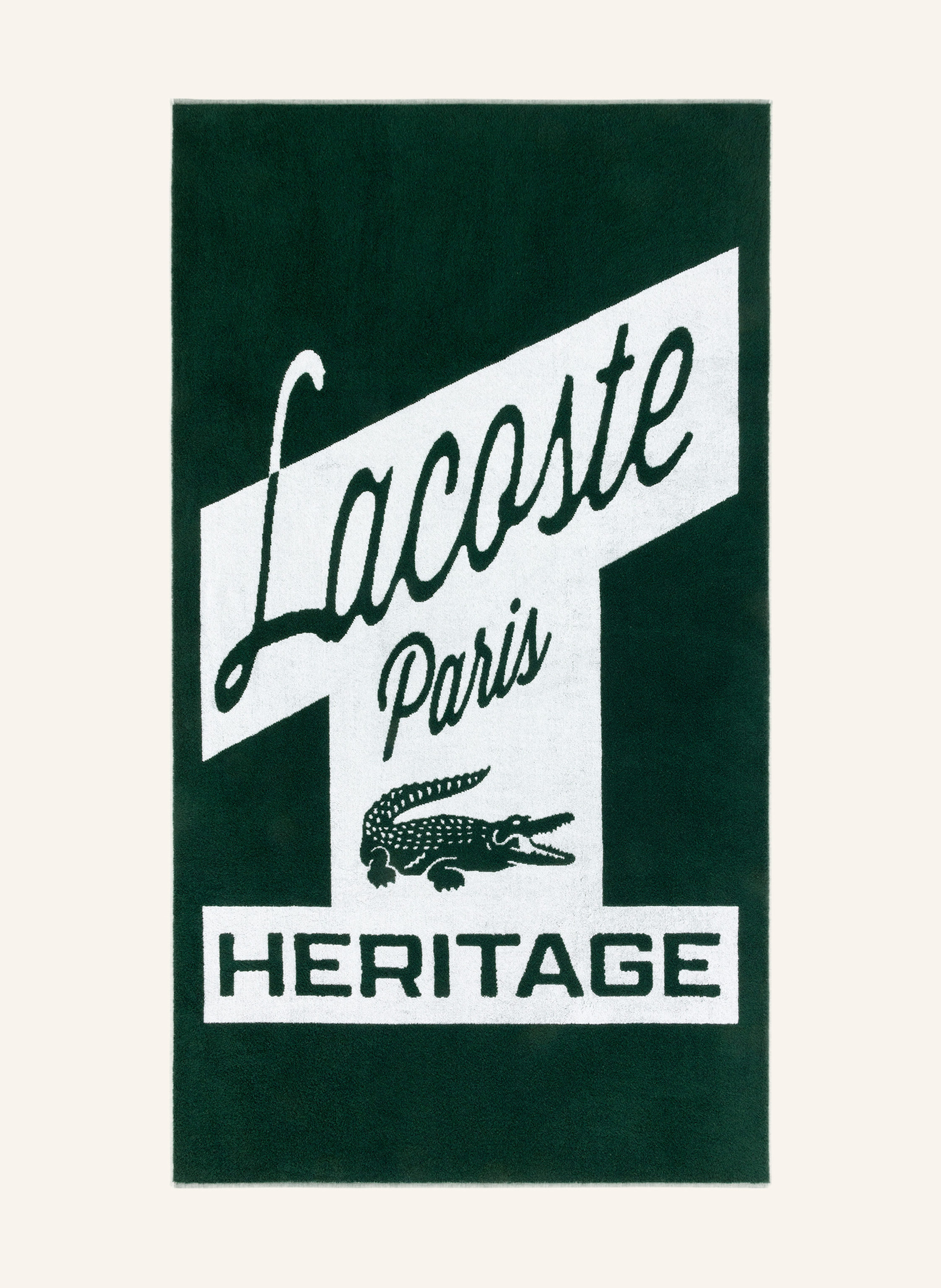 LACOSTE Strandtuch LRETRO