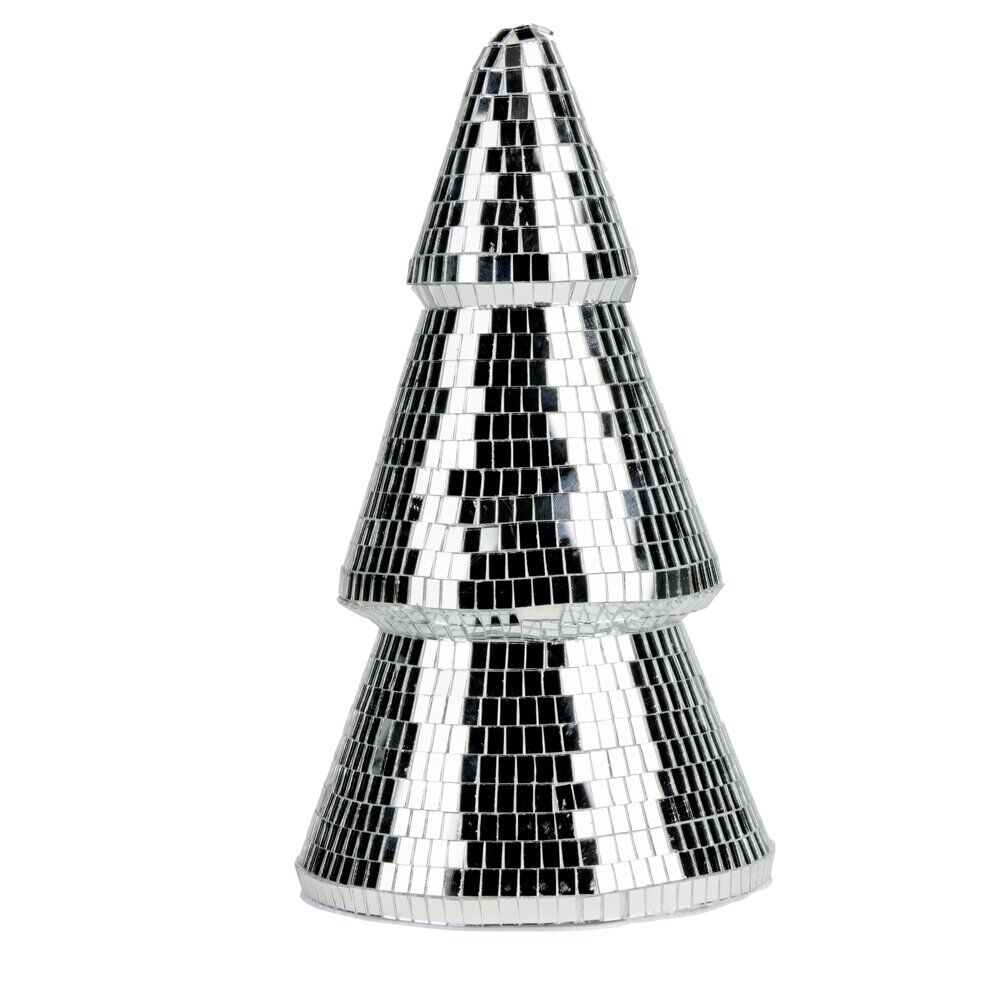 Sapin de No&euml;l disco à poser H25 cm