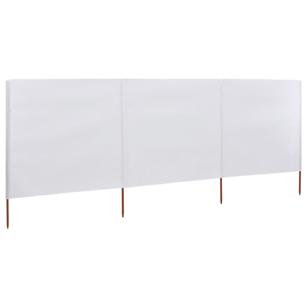 Markiza boczna Biały 400 x 120 cm vidaXL