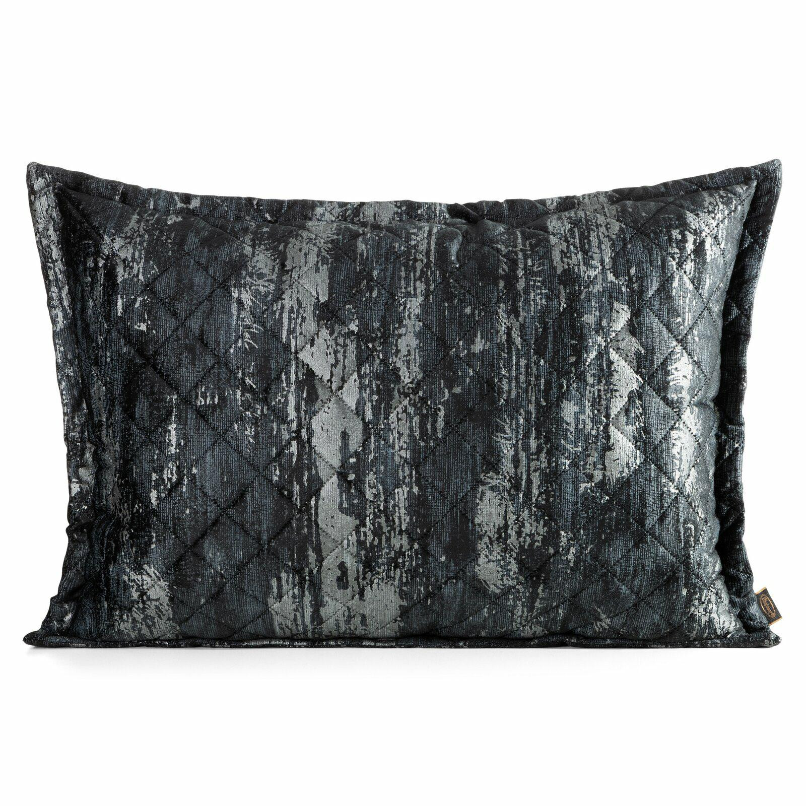 Poszewka BLINK 43 welwetowa czarna 50x70 cm elegancka ozdobna