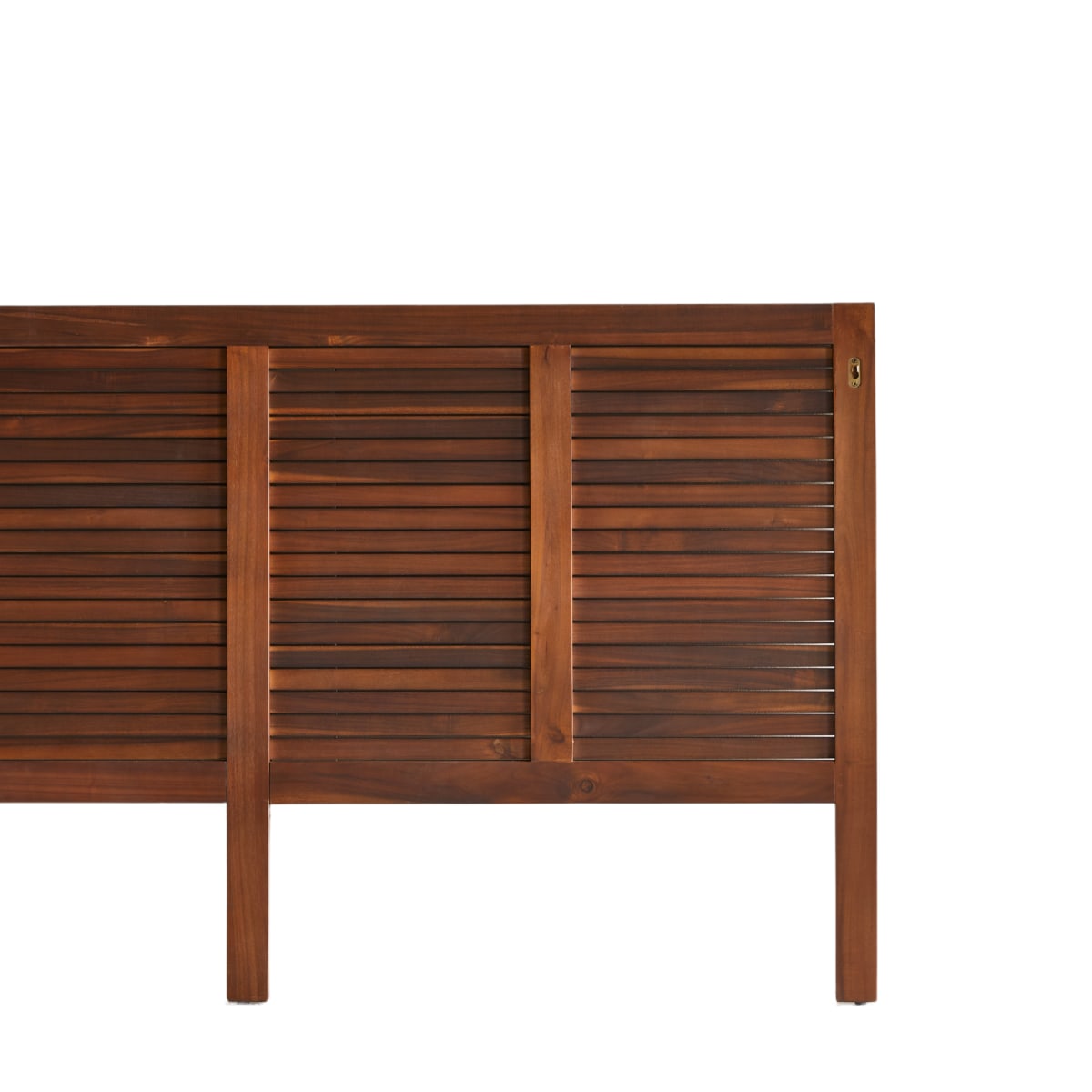 Tikamoon Hoofdbord van massief acaciahout 180 cm - Bruin