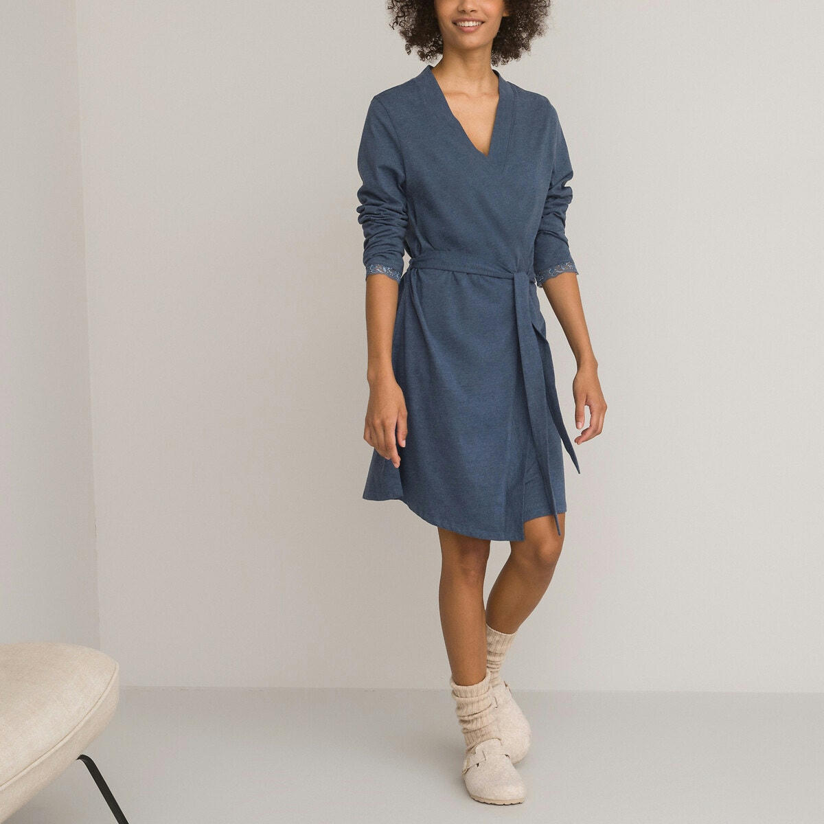 Robe de chambre manches longues