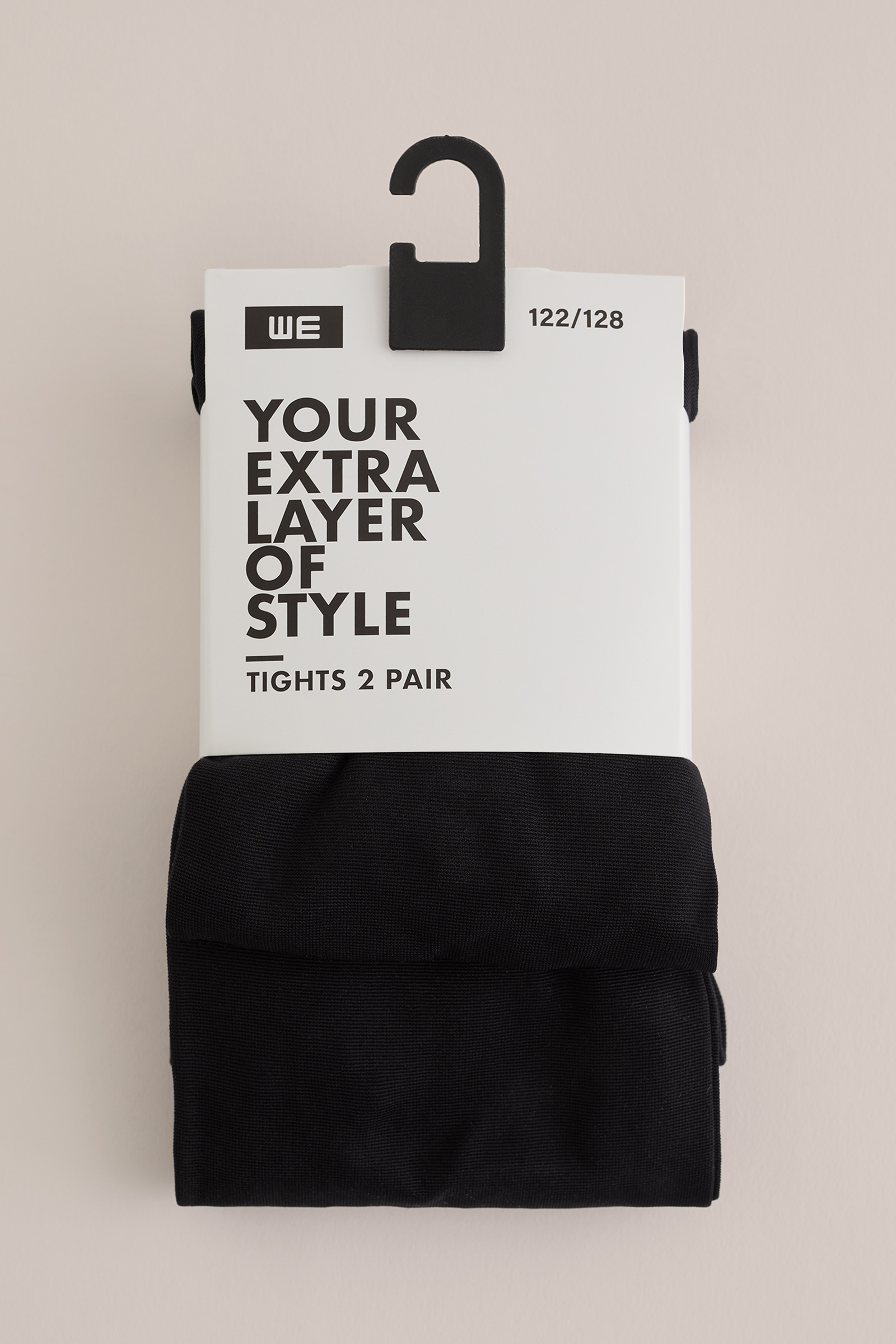 Meisjes panty 50 denier, 2-pack