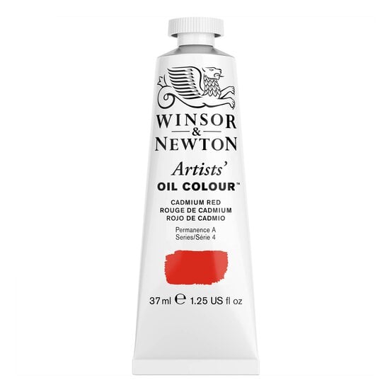 Winsor and Newton Artists Oil Colour Cadmium Red 37ml