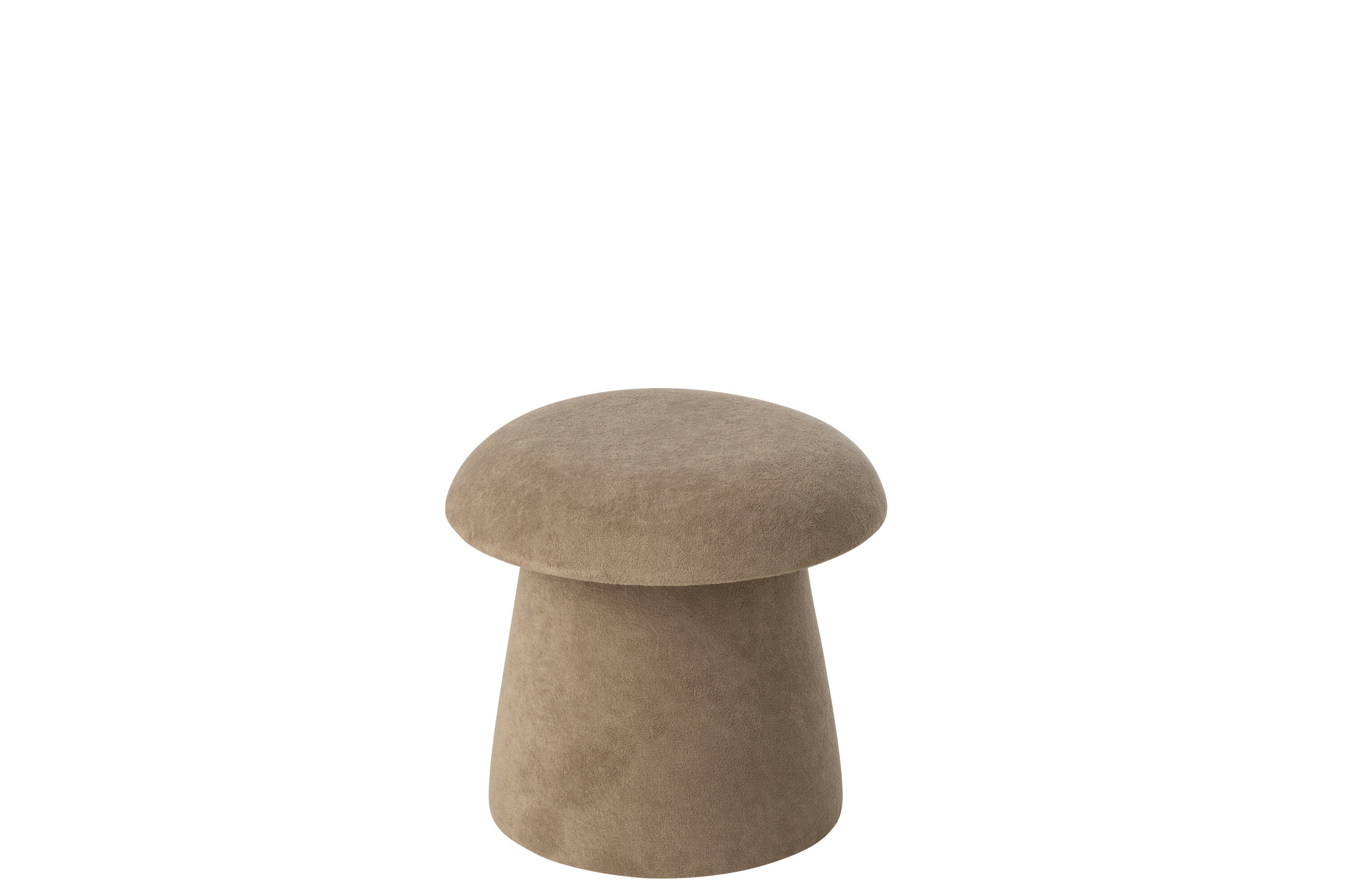 J-Line kruk Paddenstoel - hout - greige - small