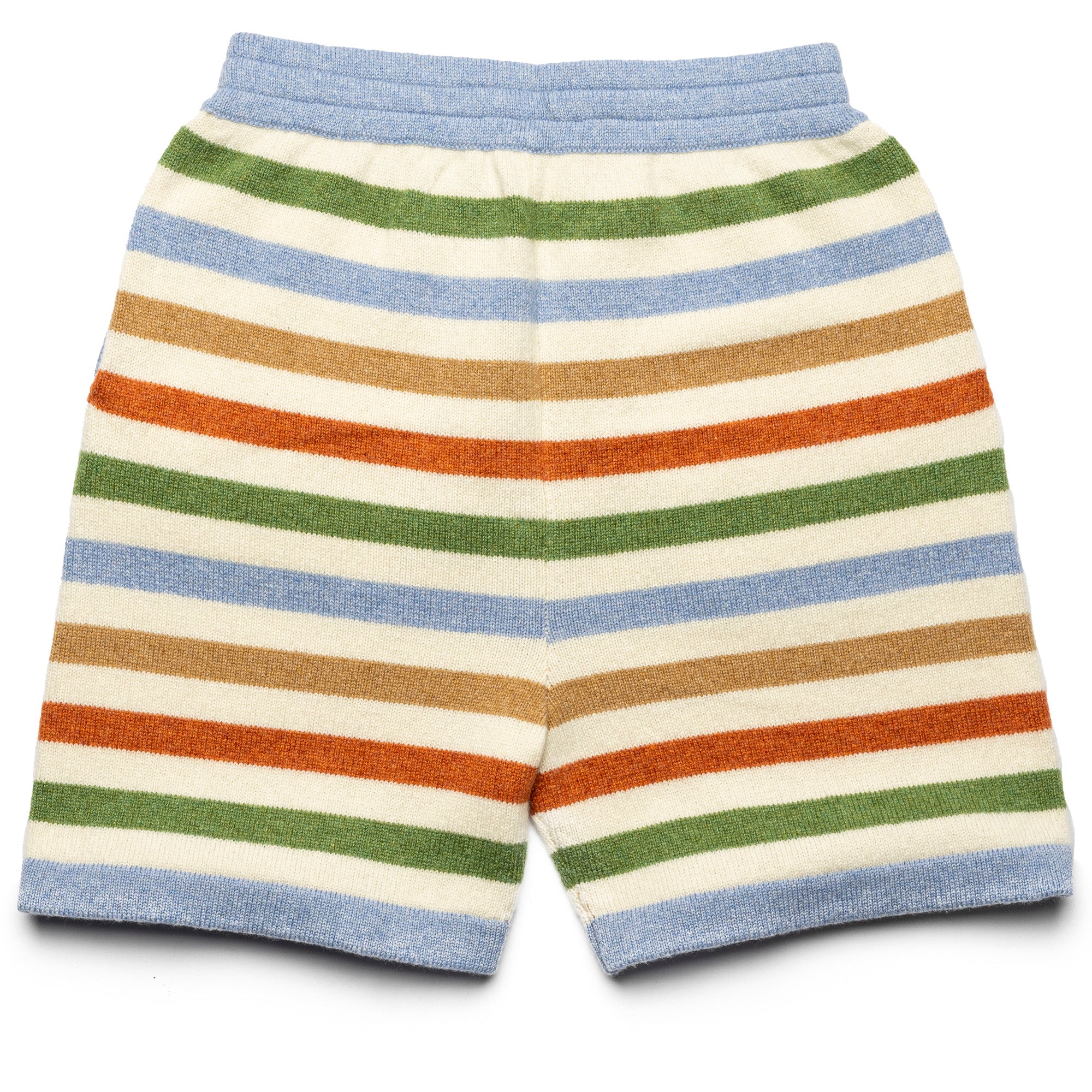 Harden Striped Shorts - Blue/Camel/Green/Orange