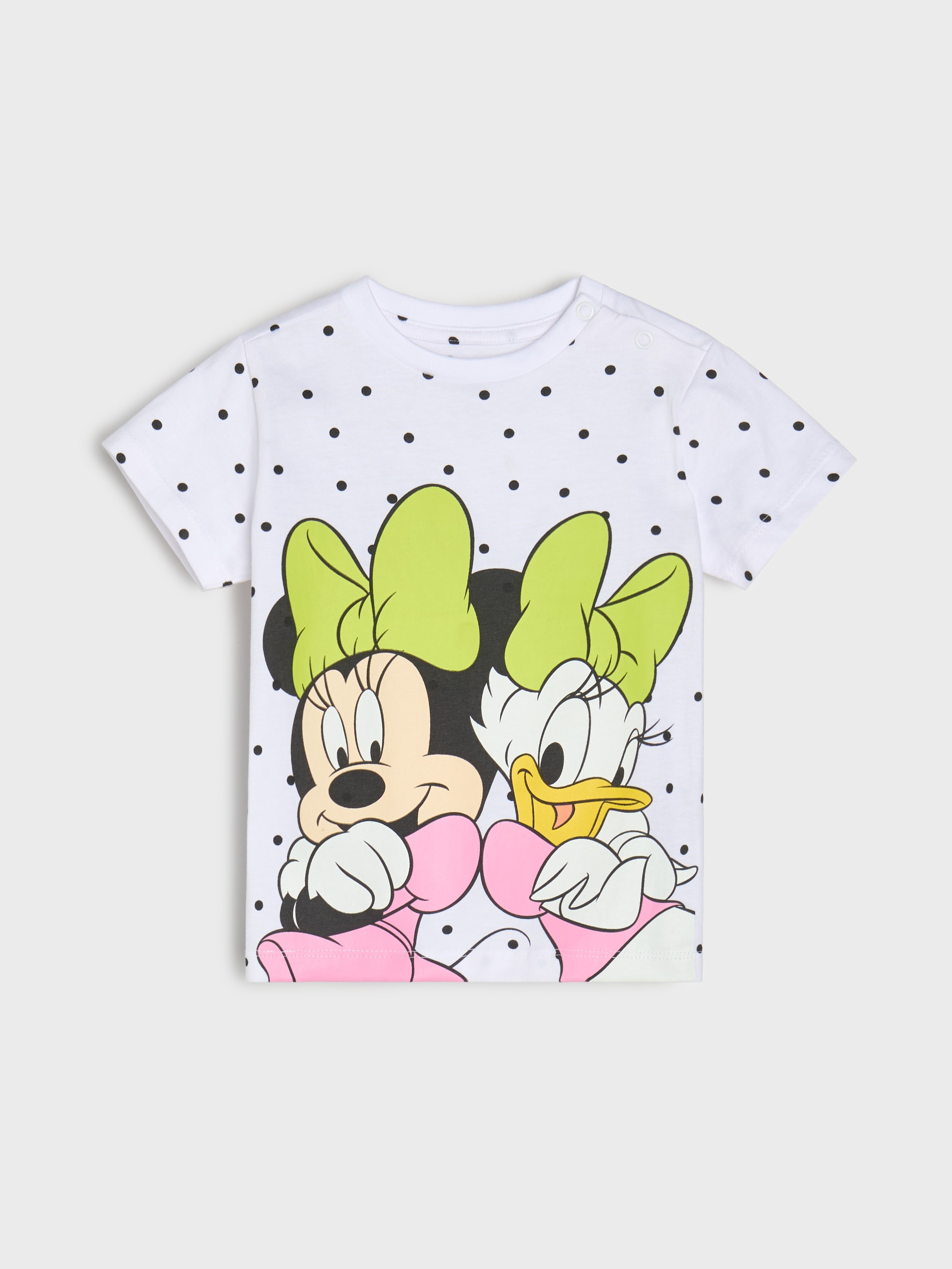 Bawełniany komplet: koszulka i kolarki Minnie Mouse