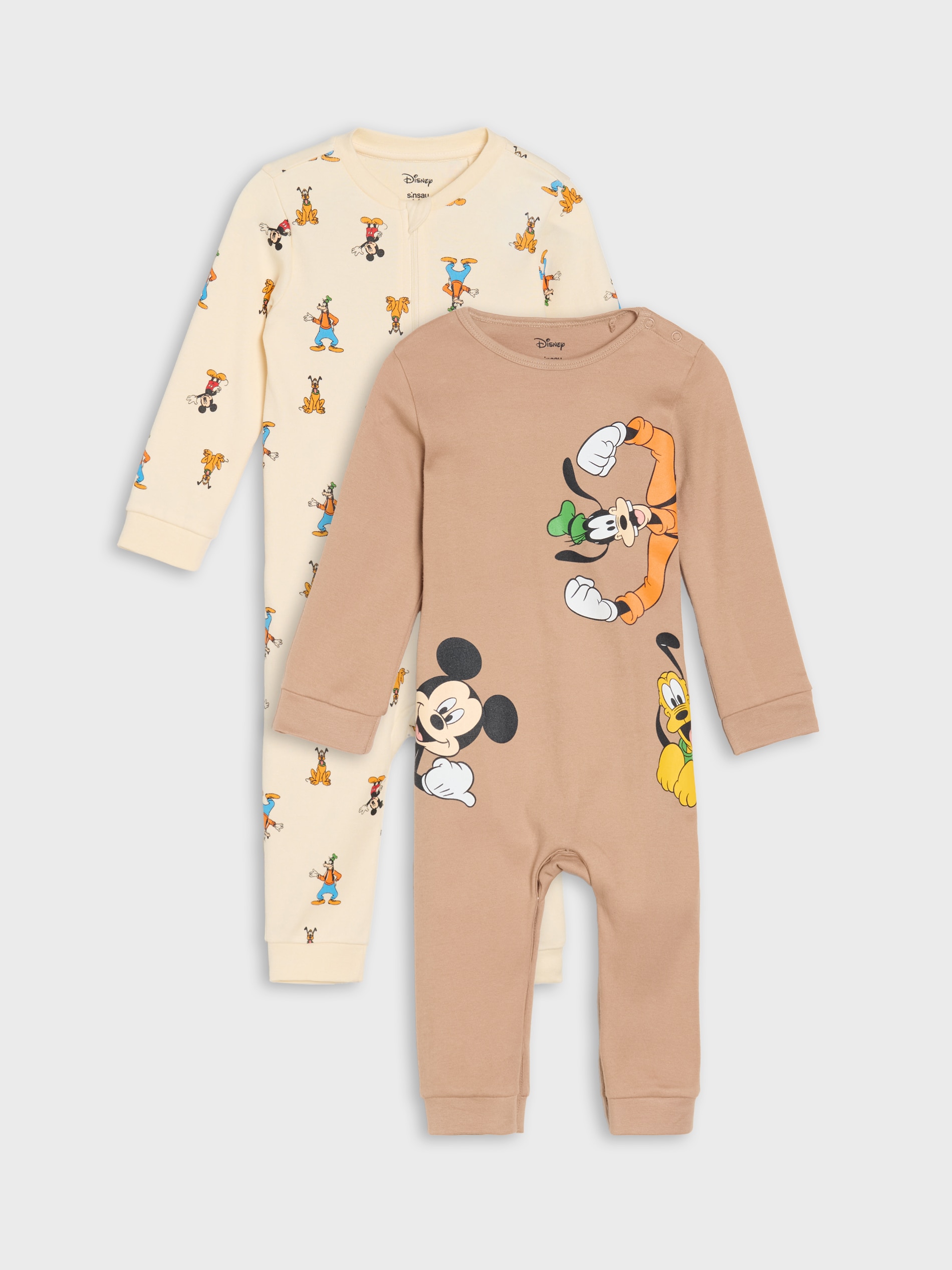 Śpiochy 2 pack Mickey Mouse