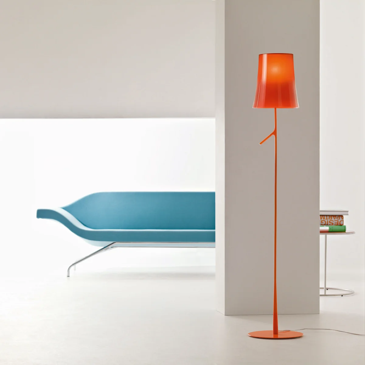 Foscarini - Birdie Stehleuchte ohne Touch-Dimmer, weiß