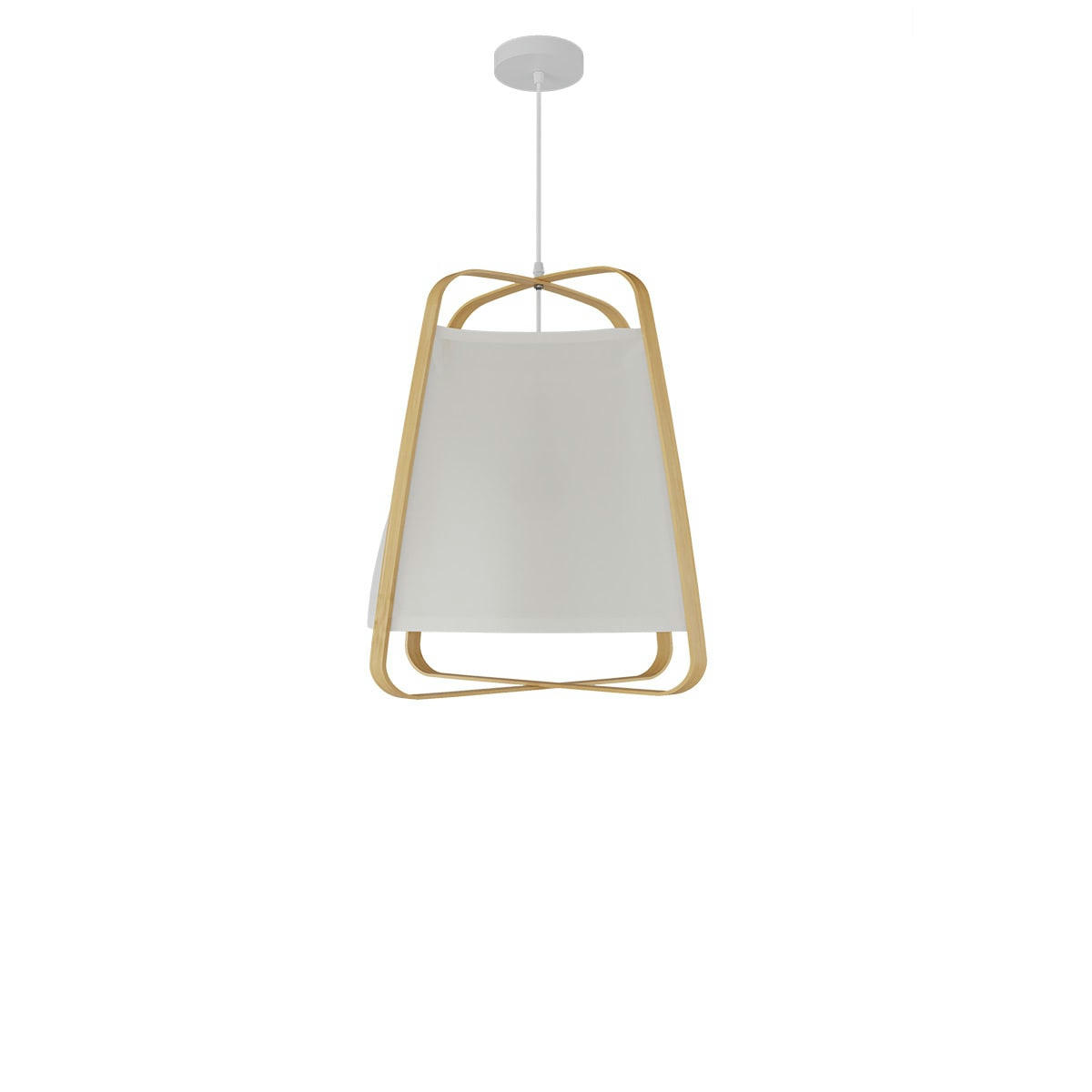 HAWI - Suspension en bambou naturel et papier D40 cm