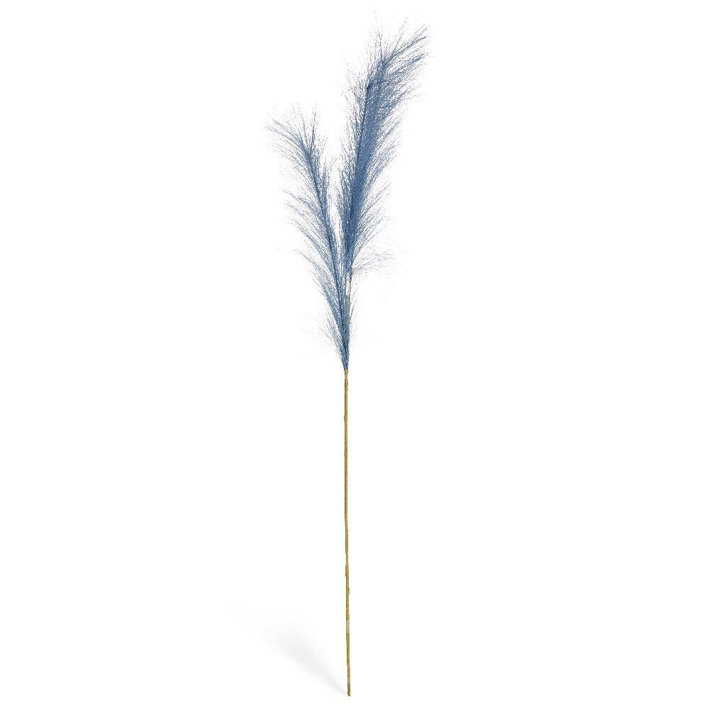 Feuillage artificiel herbe de la pampa bleu H91cm