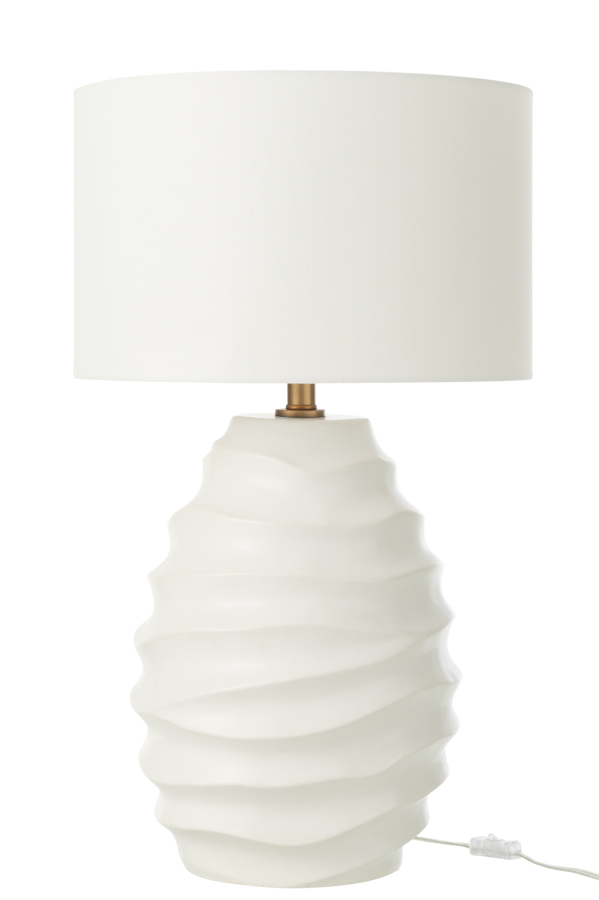 J-Line lamp Golf - keramiek - wit