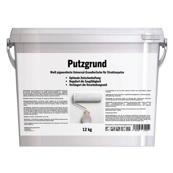Putzgrund, für Strukturputze, 12 kg, weiß