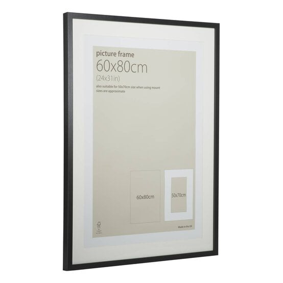 Black Picture Frame 60cm x 80cm