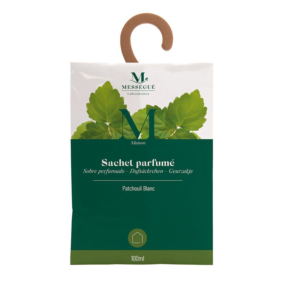 Sachet parfumé patchouli blanc Mességué 100ml