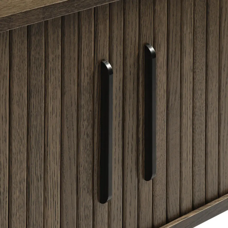 LykkeHome Nita TV meubel donkerbruin - 120x40x56