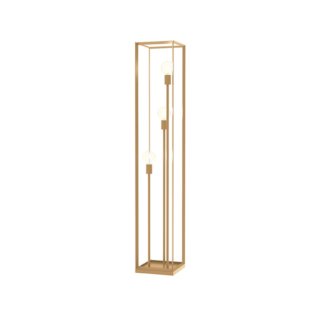 LABEL51 Vloerlamp Tetto - Goud Metaal - 30x30x135cm