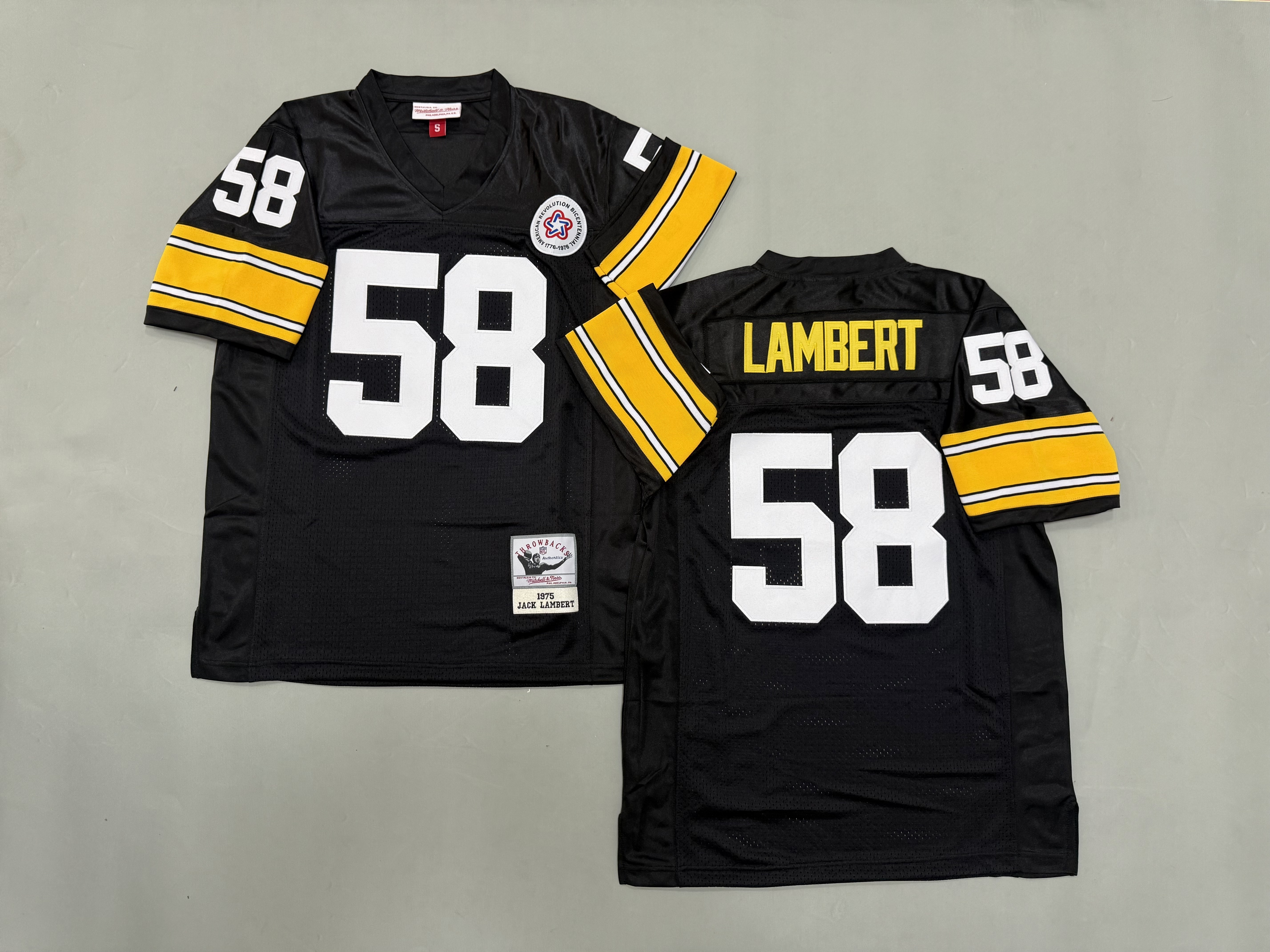 Jack LambertPittsburgh Steelers Authentic Throwback Retired Player Jersey
