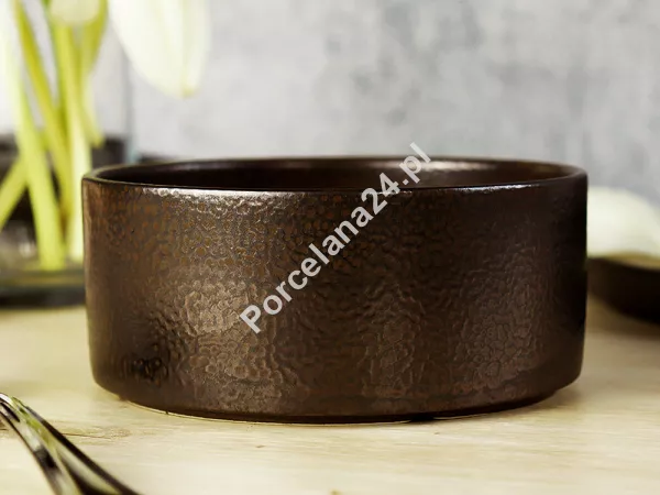 Komplet talerzy na 6 osób (18 el.) Chic - Verso Black Brown