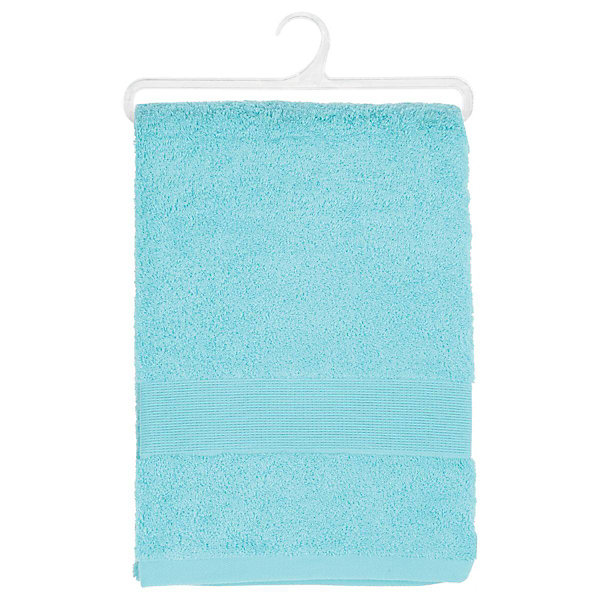 Drap de bain Essentiel - coton 450 gr/m² - bleu aqua 100x150 cm - Atmosphera