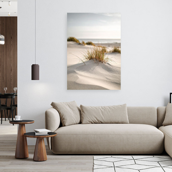 Obraz do salonu sypialni jadalni, Plaża morze wydmy natura rośliny 20x30