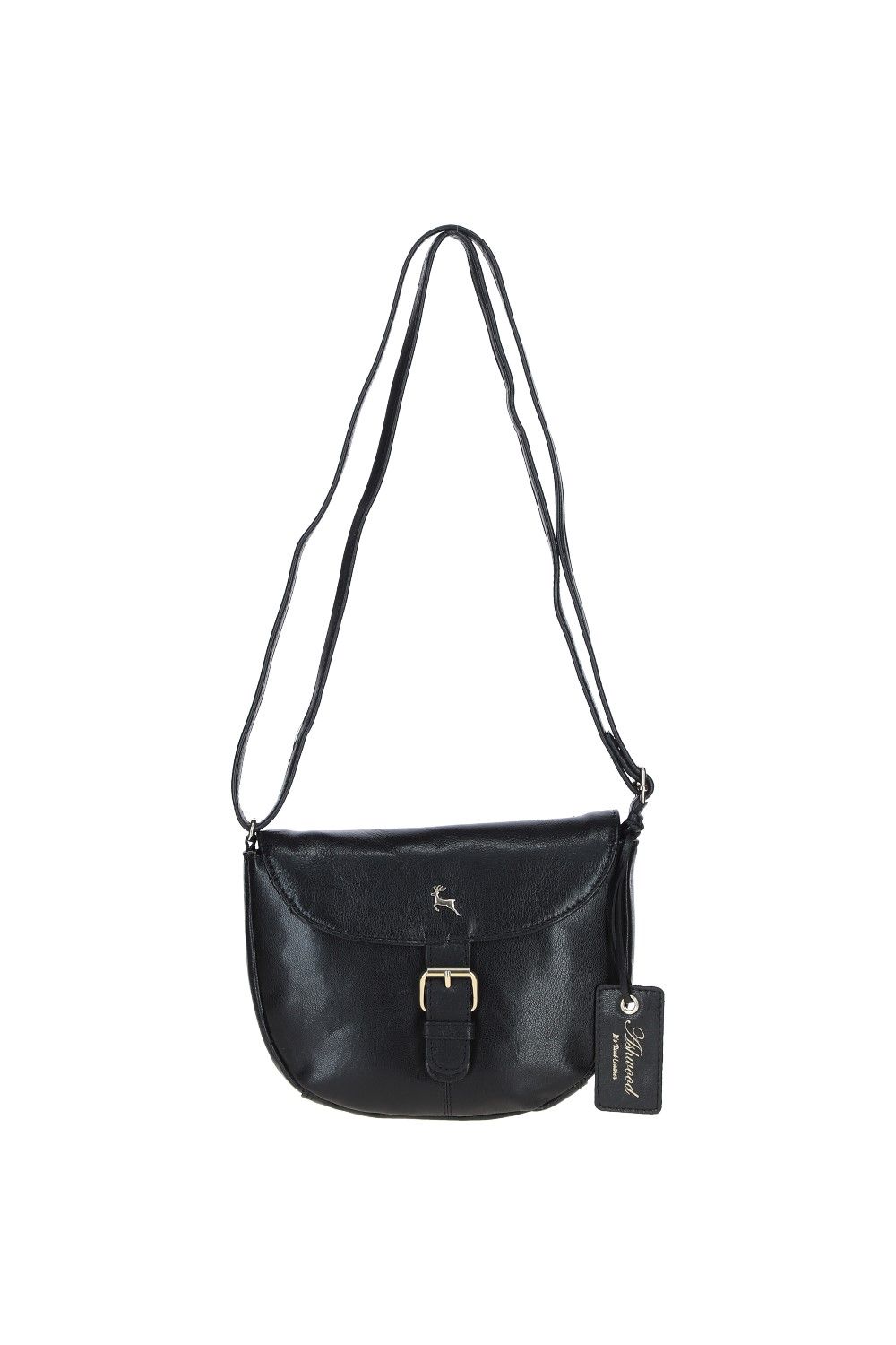 Ashwood Leather Violet' Real Leather Flap-Over Crossbody Bag
