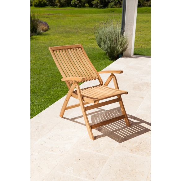 Klappsessel »Somerville«, BxHxT: 110 x 62 x 75 cm, Teakholz