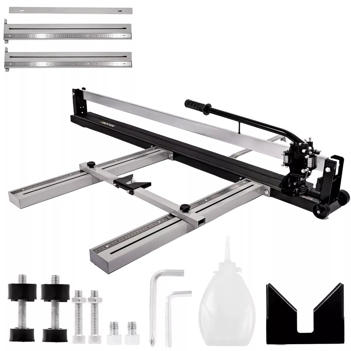 Gilotyna 1200mm do płytek z laserem, 2 ostrza, BESTEN