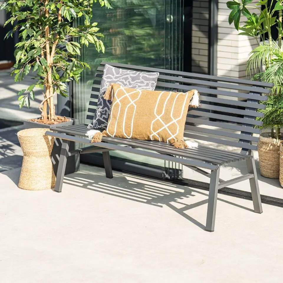 Garden Impressions Boaz tuinbank - donker grijs