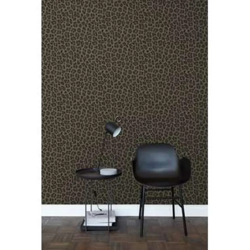 Origin behang - panterprint - taupe - 0.53 x 10.05 m