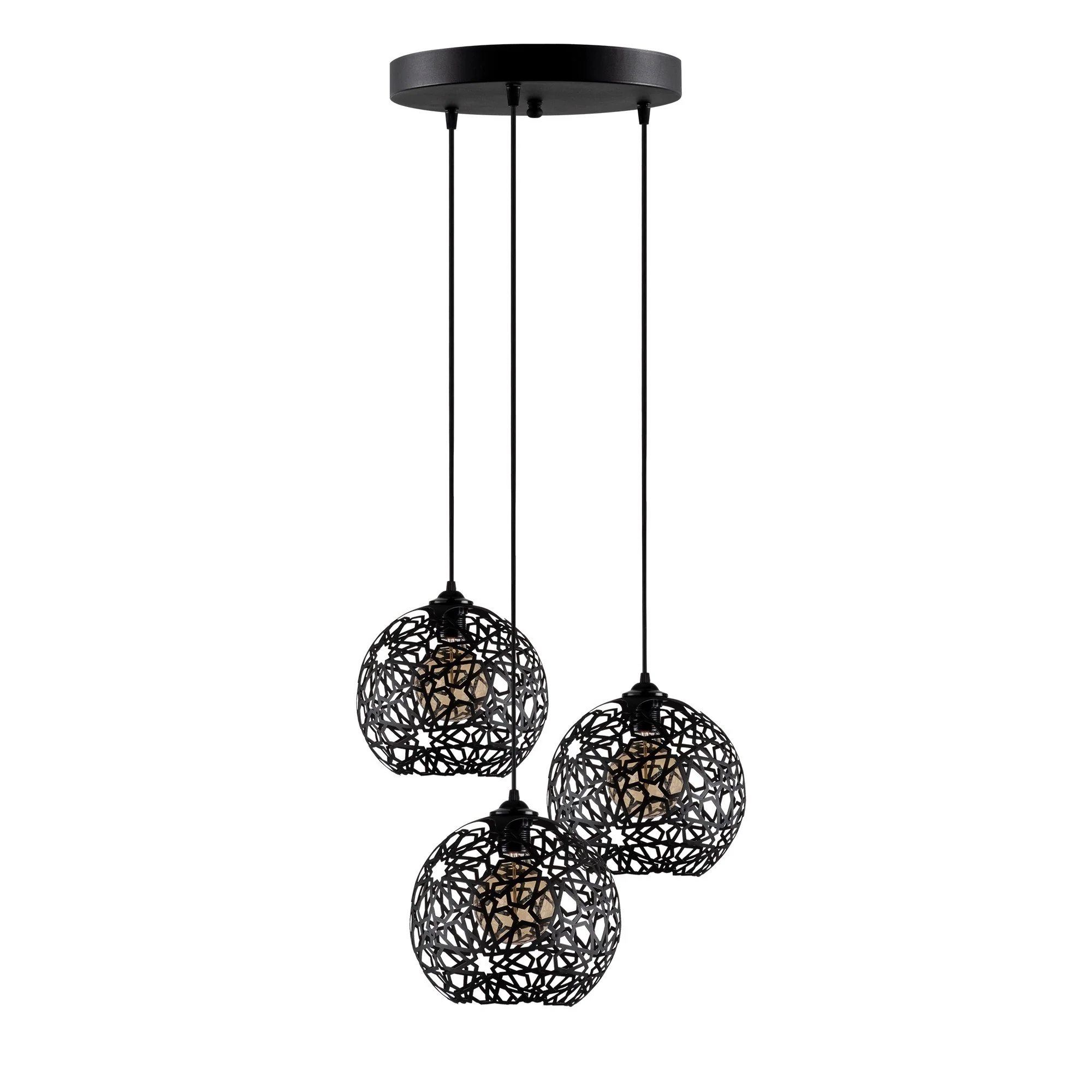 3-lichts Hanglamp Callaghan