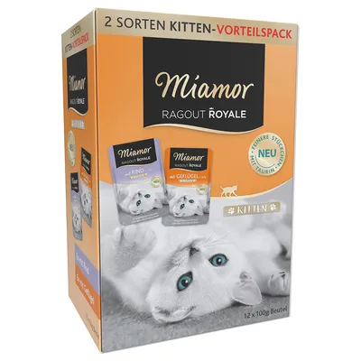 Miamor Ragout Royal Kitten in Jelly Mixed Pack 12 x 100g