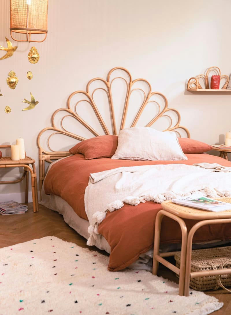 BALI - Tête de lit rotin 160cm