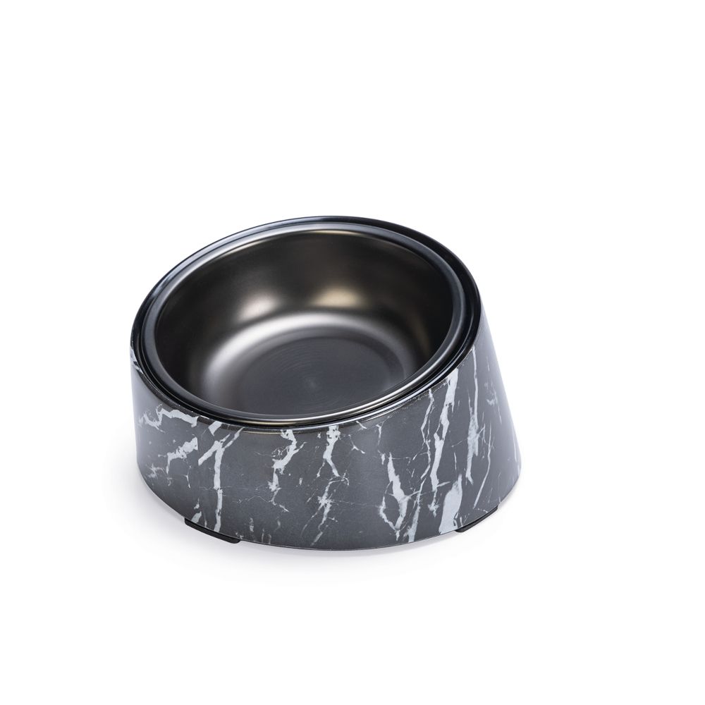 Designed by Lotte Vita Melamine Cat Bowl – Black