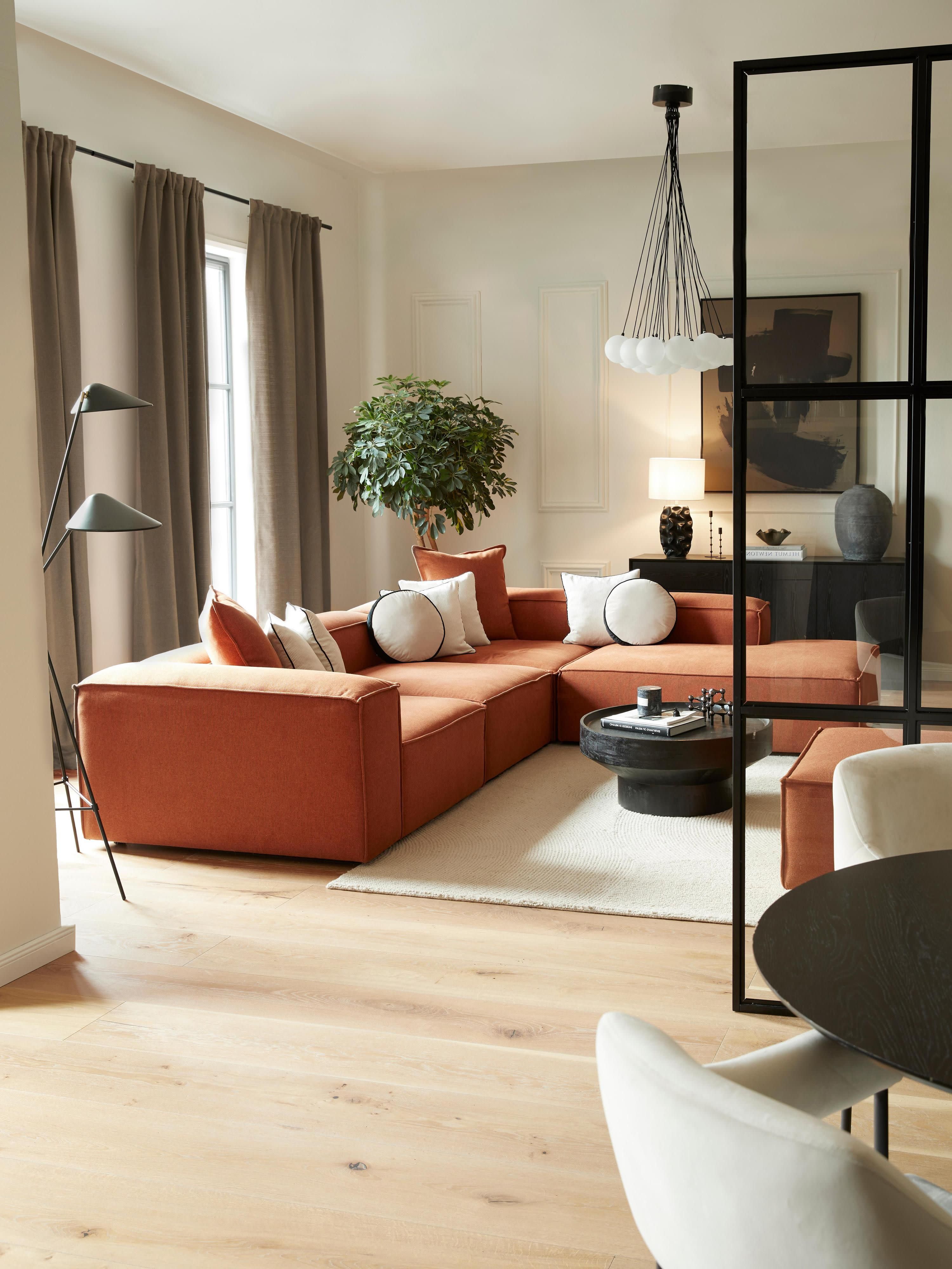 Modulares XL-Ecksofa Lennon (4-Sitzer)