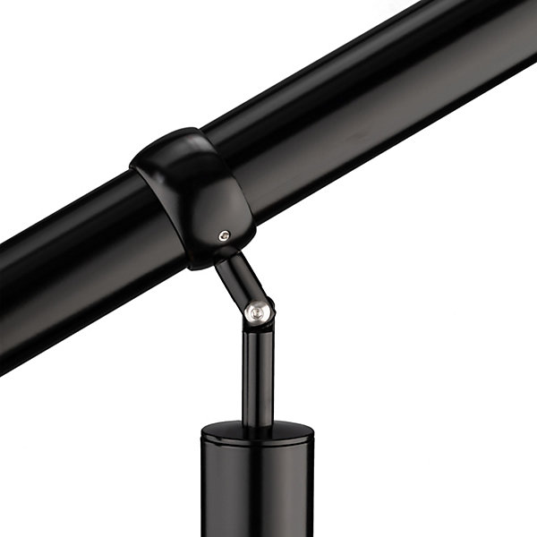 Main courante 1.5 m noir inox 201 fixation sol et mur escaliers intérieur extérieur by Aica