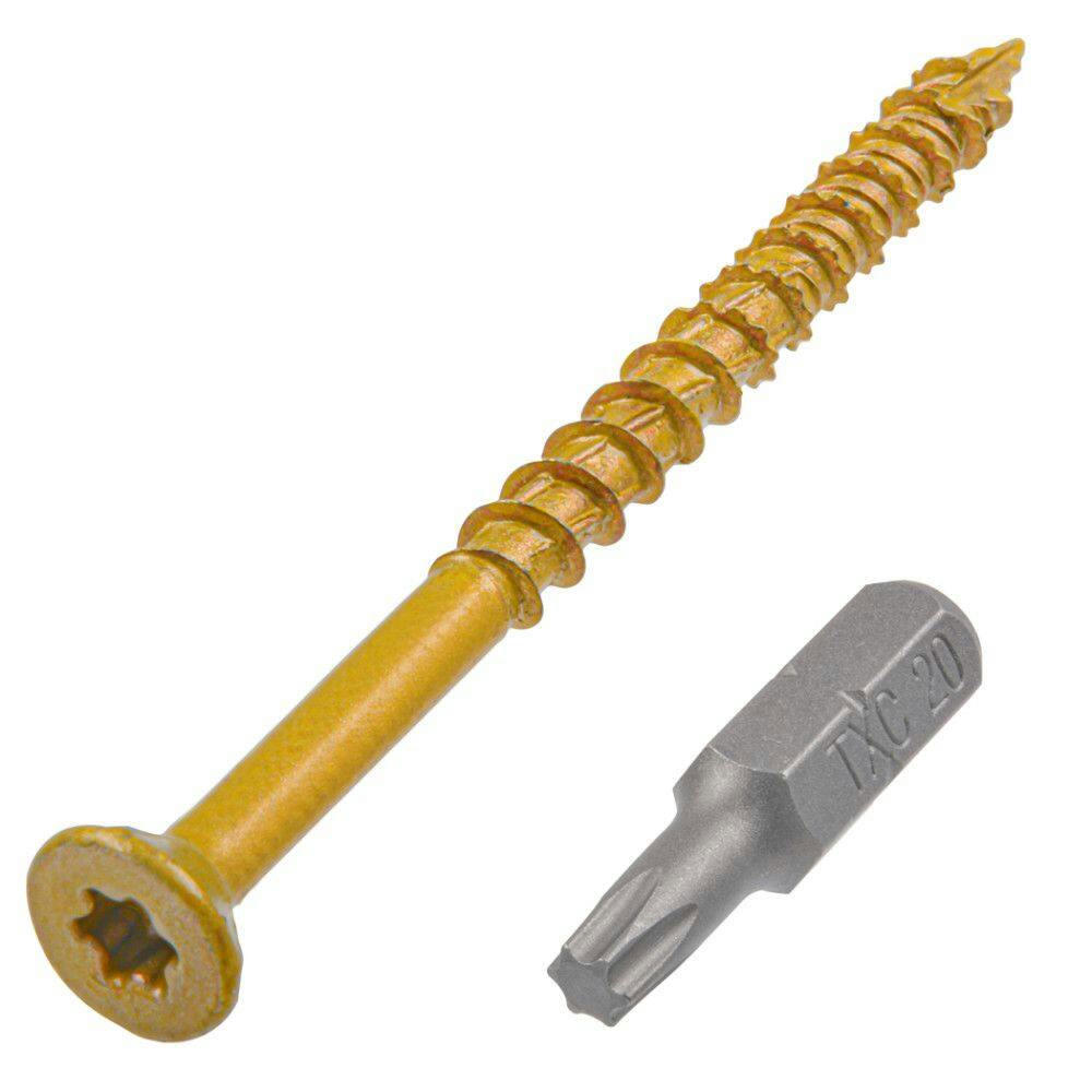 Hillman Flat Head Screws, No Pre-Drilling, 1-lb Capacity, #8 x 2-in, 150-pk