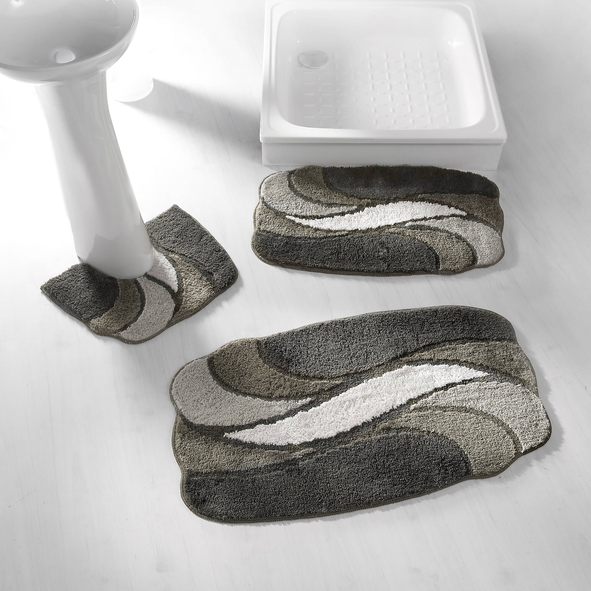 Tapis de bain pétales