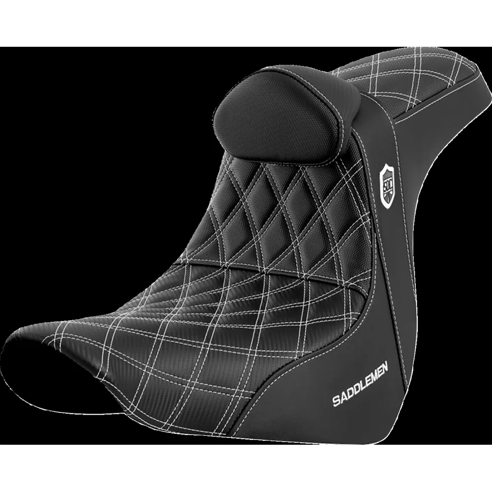 Saddlemen Pro Series SDC Performance Harley Davidson FLSB 1750 ABS 18-21/FXLR 1750 ABS 18-20 SC81829WHIRT motorcycle seat