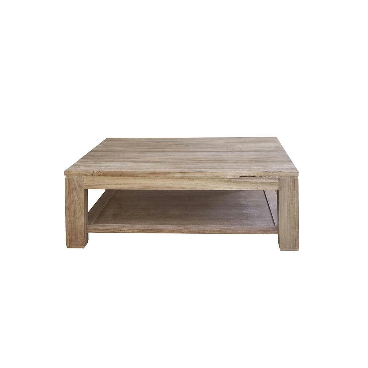 BOSTON - Table basse en teck massif