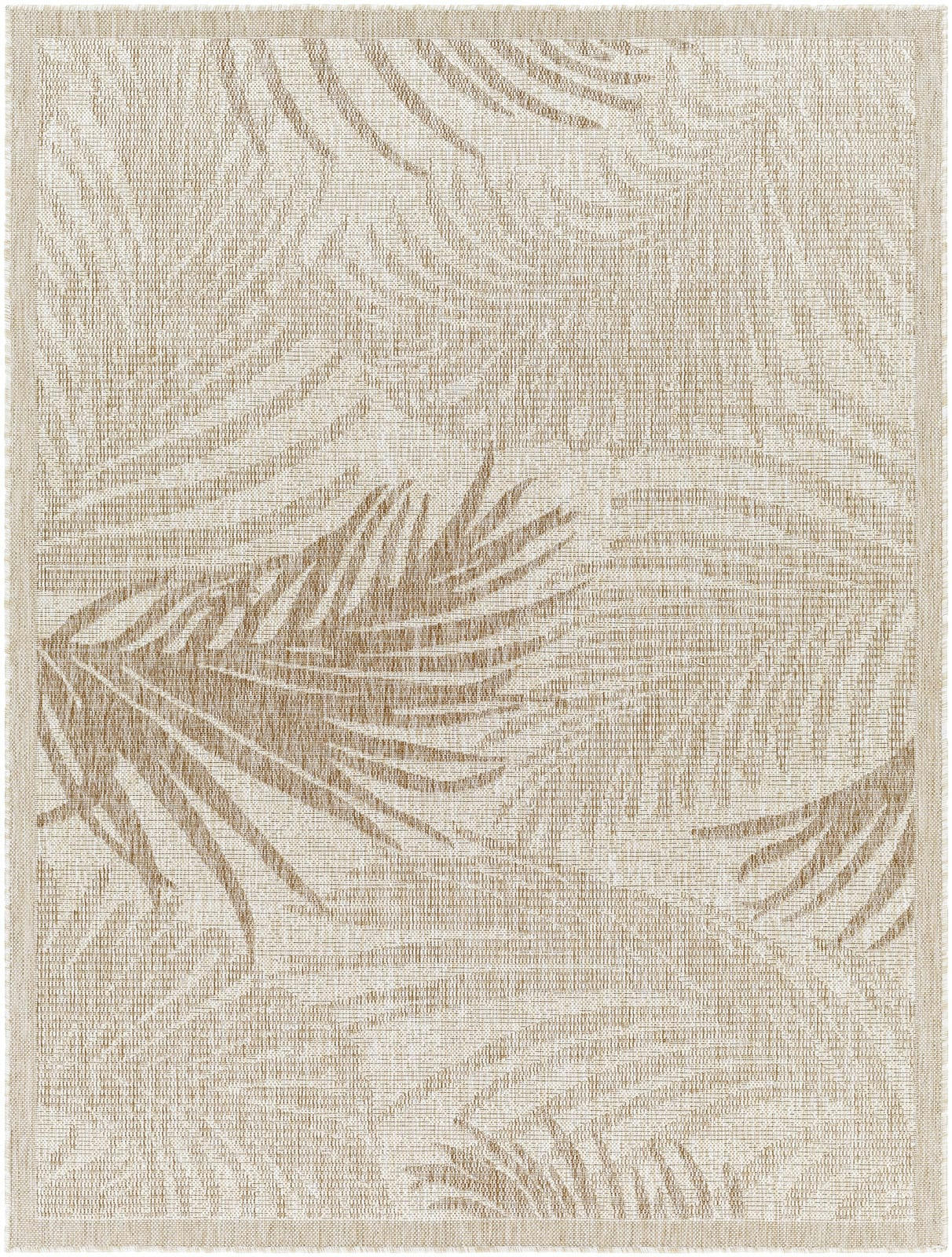 VANESSA - Tapis d'Extérieur/Intérieur Effet Jute Sable/Beige 200x275