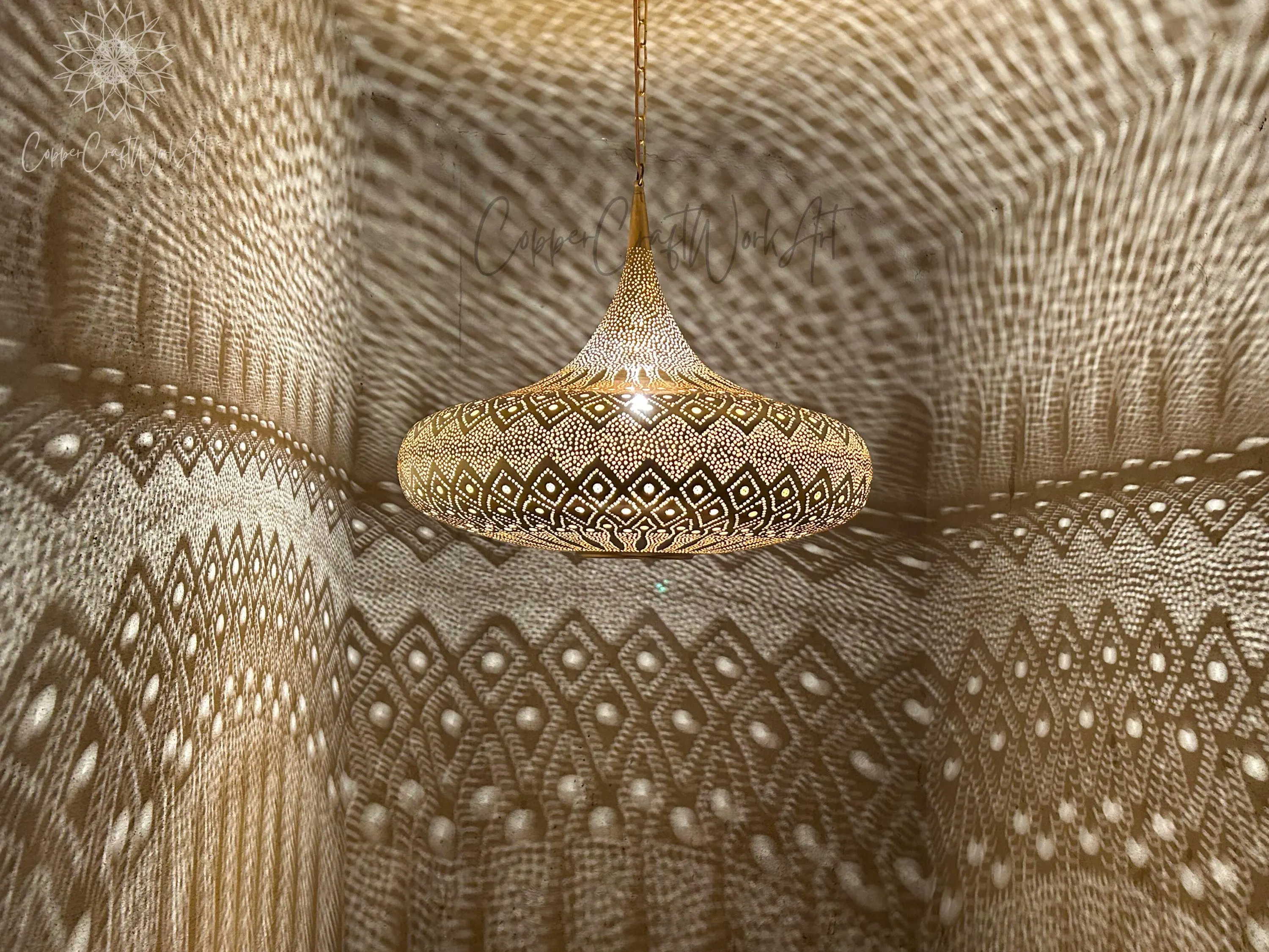 Moroccan Brass Pendant Lamp, Pendant Lamp, Brass Pendant Lamp, Light Fixtures, Pendant Lighting, Simple Moroccan Pendant Lamp