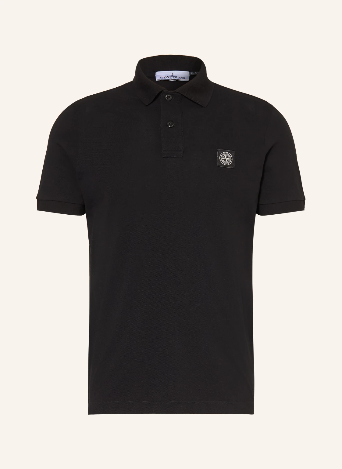 STONE ISLAND Piqué-Poloshirt Slim Fit