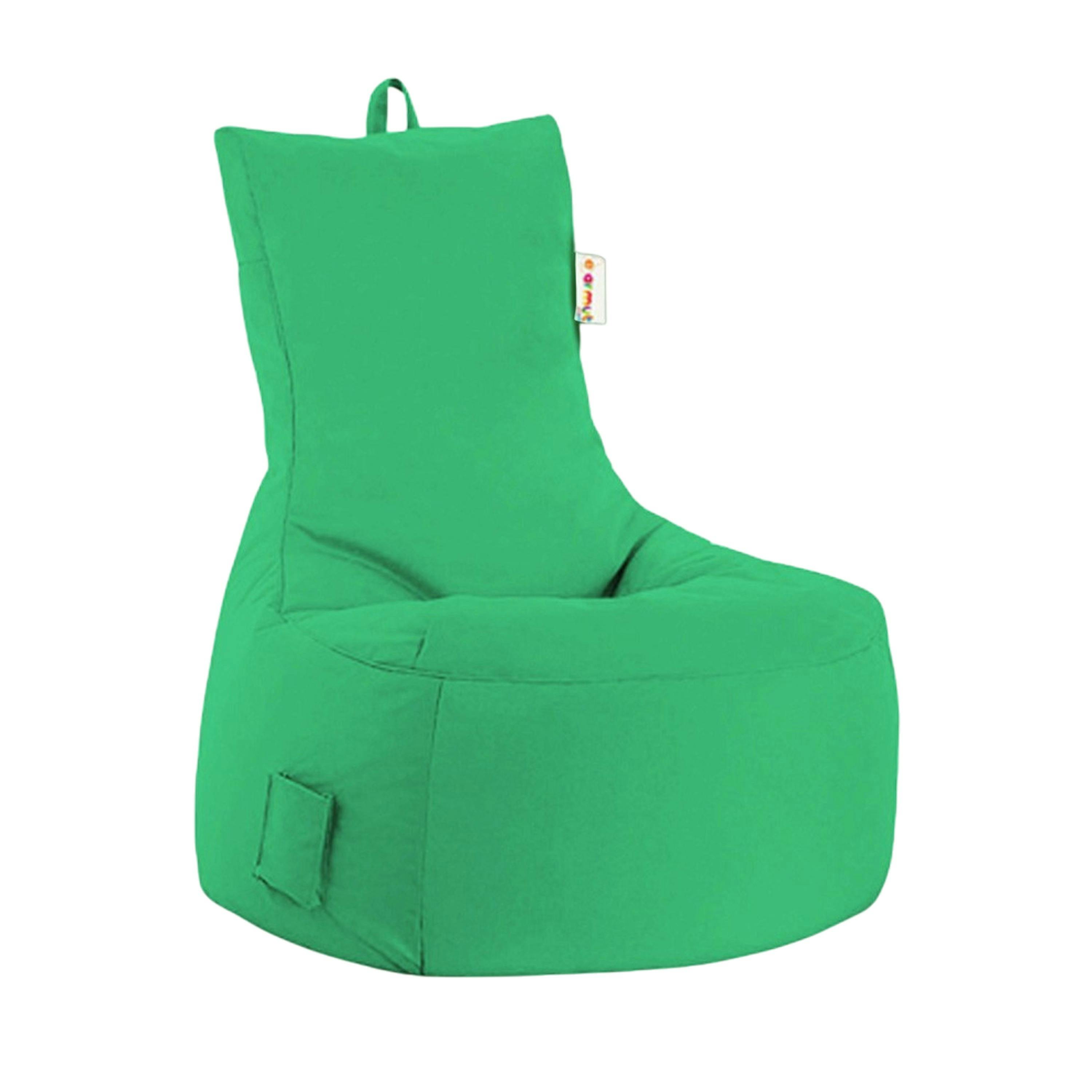 Pouf extérieur à dossier haut vert ARTA