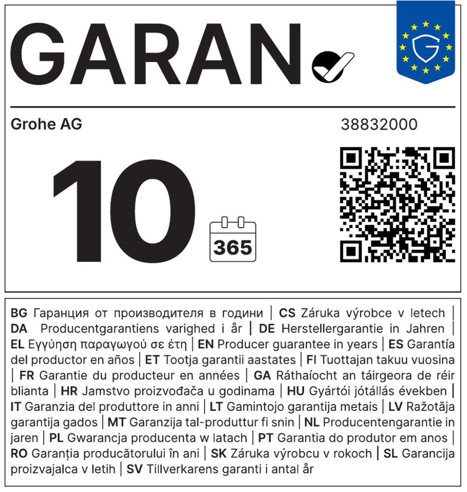 TOALETTFIKSTUR GROHE SOLIDO 113CM